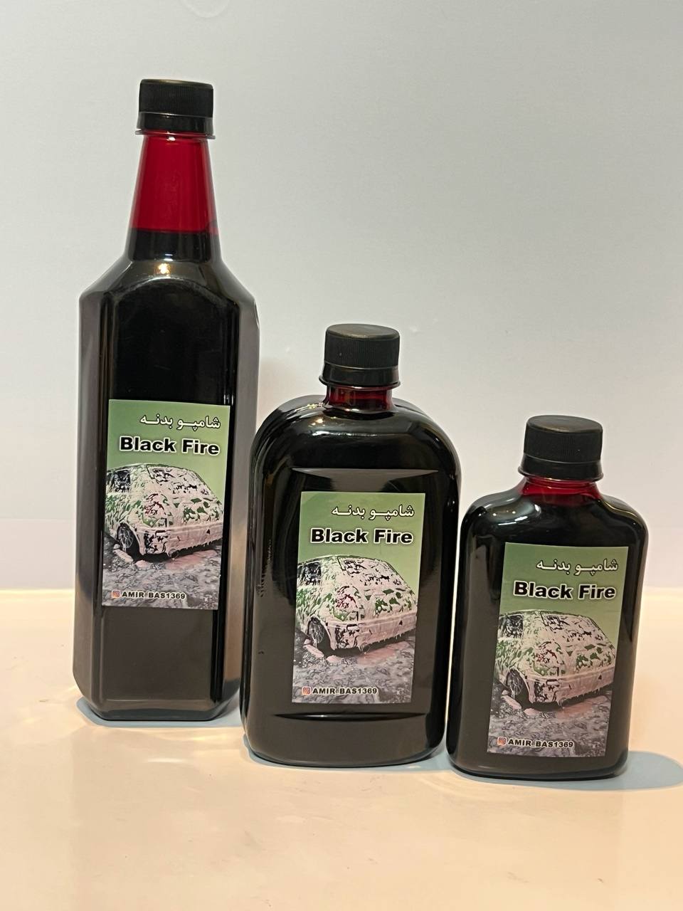 شامپو کف رنگی